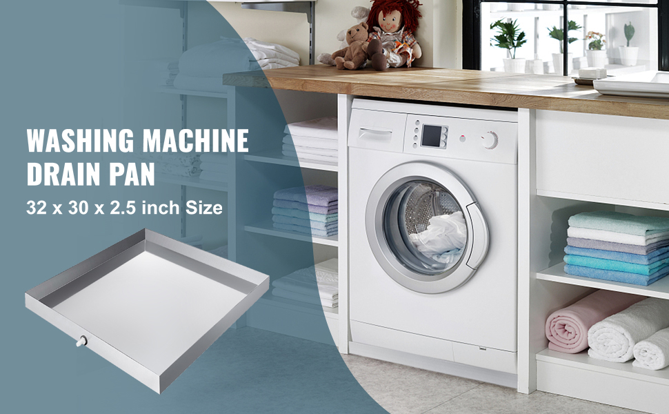 washing machine pan, 304 stainless steel, silver