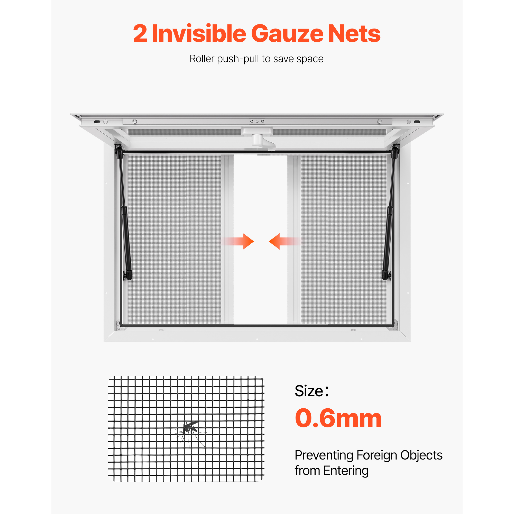 Uimoso Concession Stand Service Window with Aluminum Alloy Awning for Food Truck