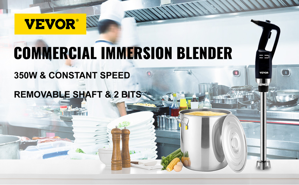 VEVOR Constant Speed Hand Immersion Blender Commercial 15.7 in