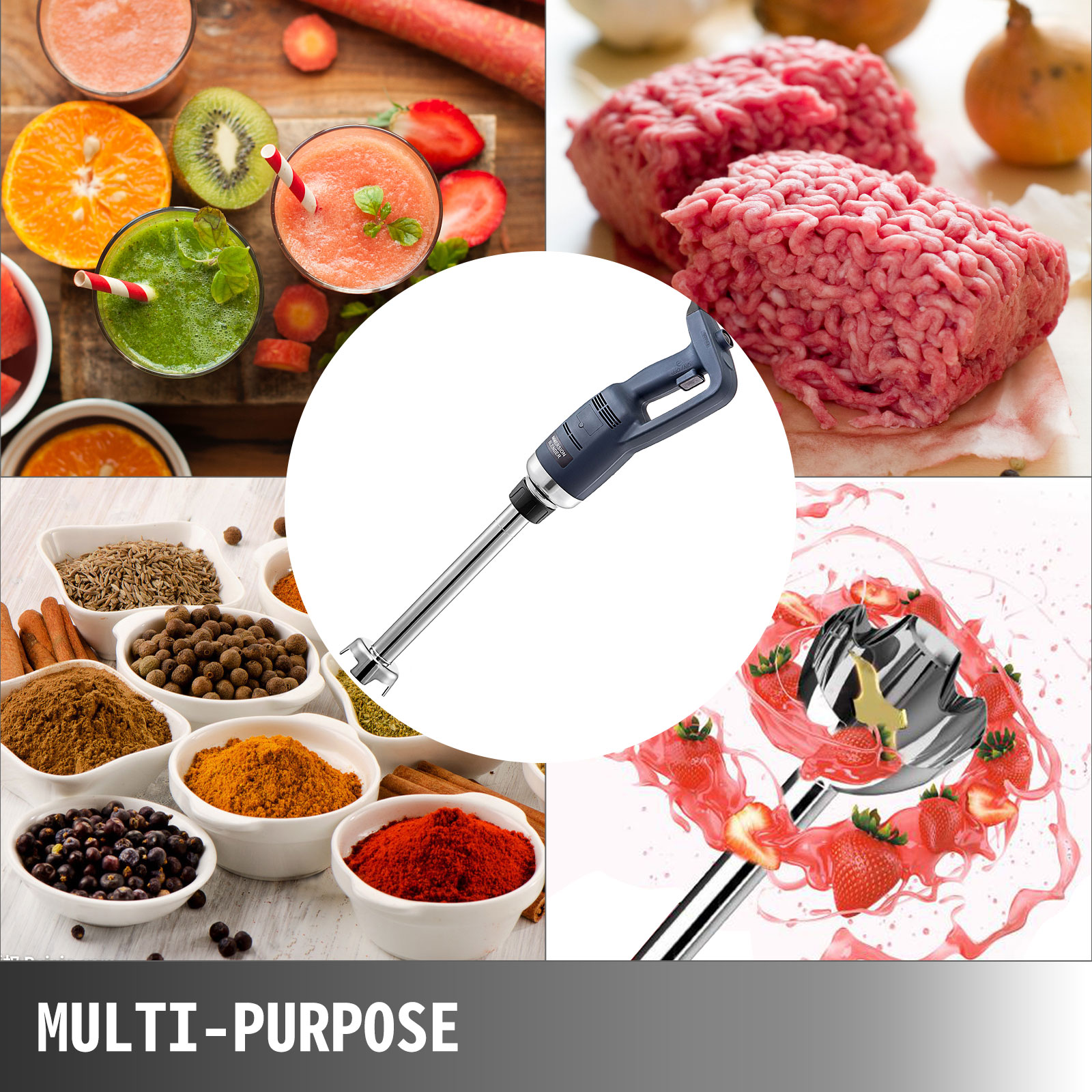 VEVOR VEVOR Commercial Immersion Blender 500W Power Commercial Hand