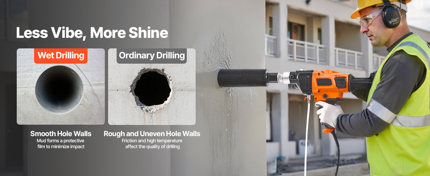 core drill usage setup