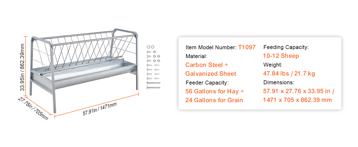 Livestock Hay Feeder A100 1.11w