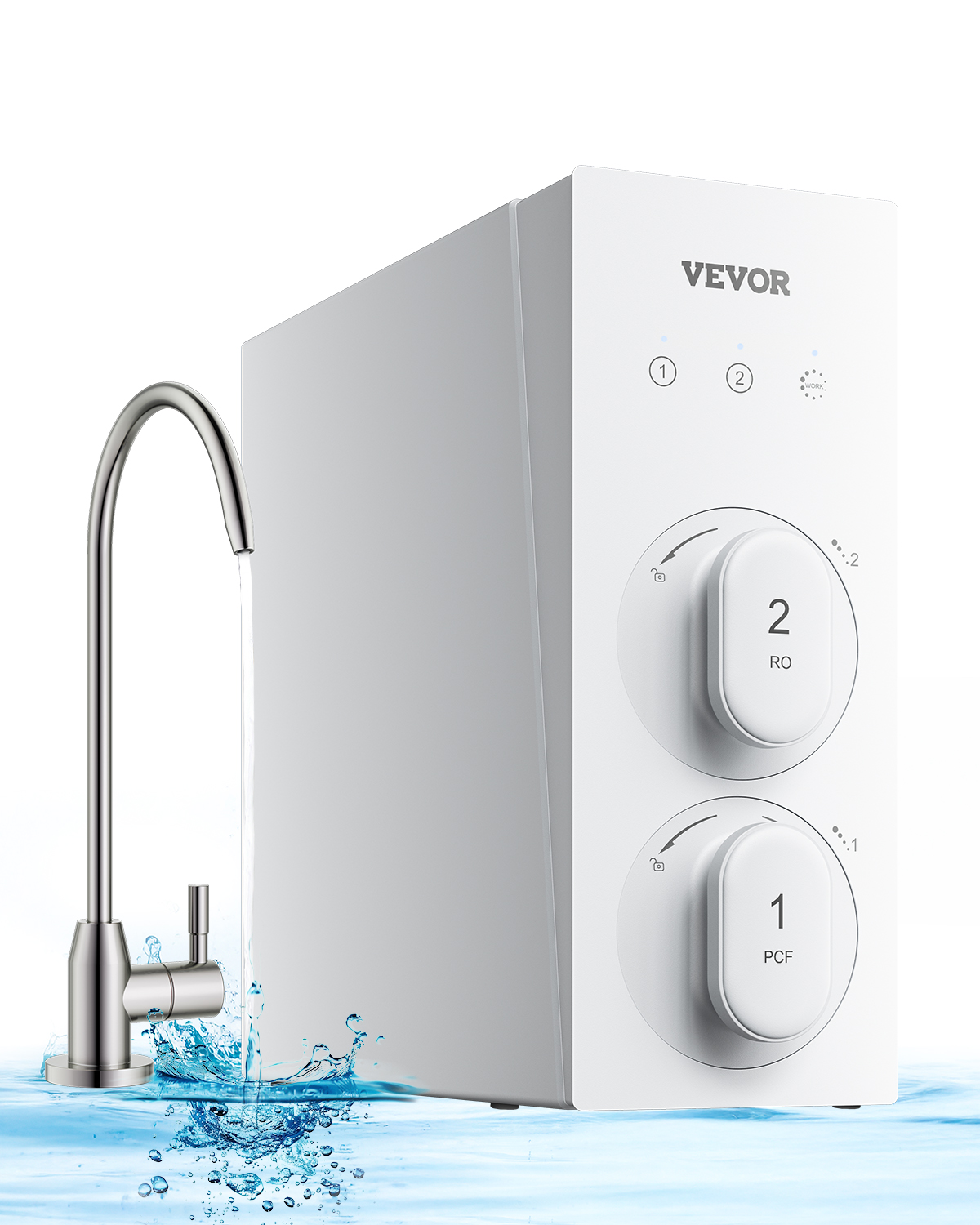 Reverse Osmosis System 400-800GPD 8stage Tankless Under Sink Water Filter System