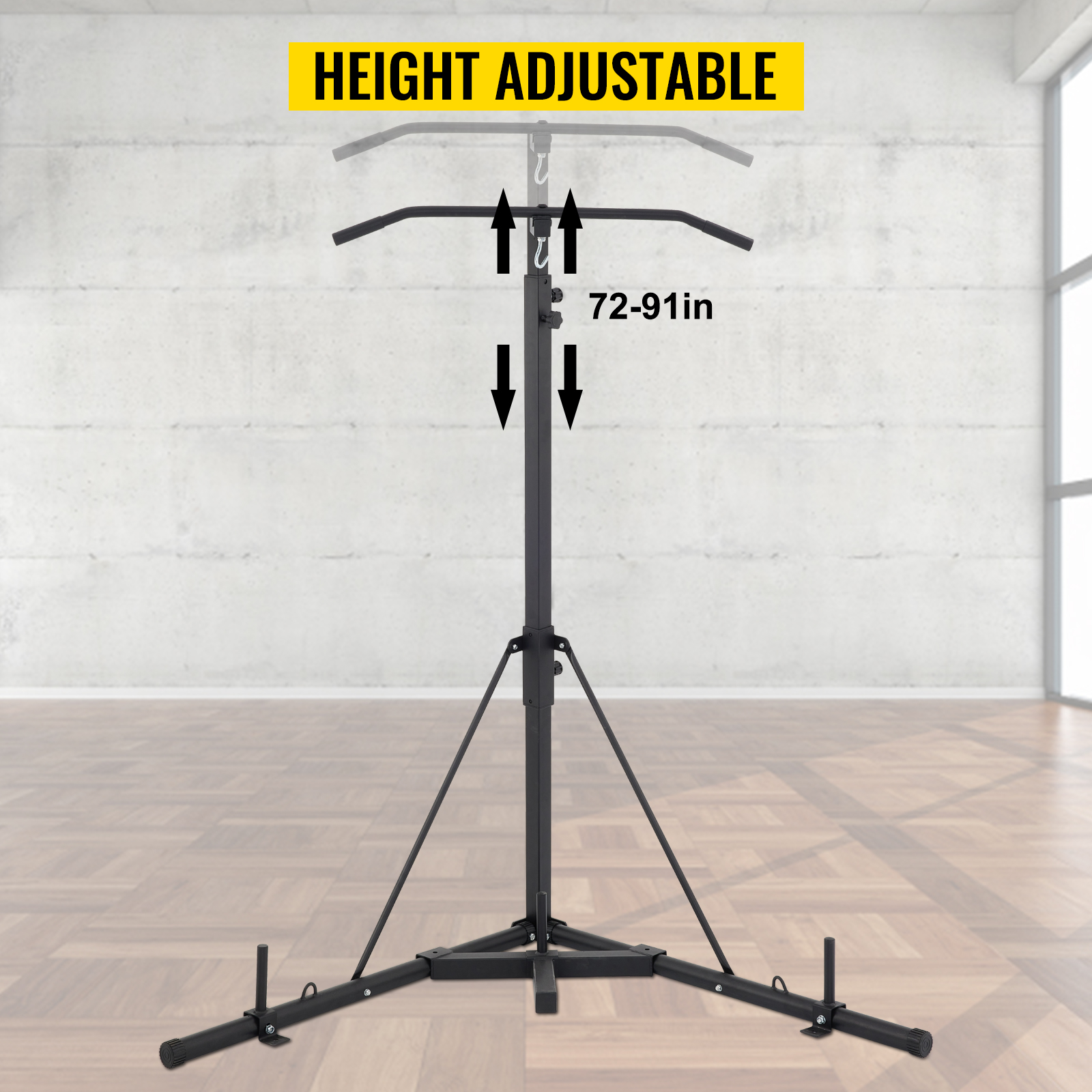  VIVOHOME Height Adjustable Foldable Heavy Duty Boxing Punching  Bag Stand Steel Sandbag Rack Freestanding Up to 132 lbs for Home Fitness  Stable : Sports & Outdoors