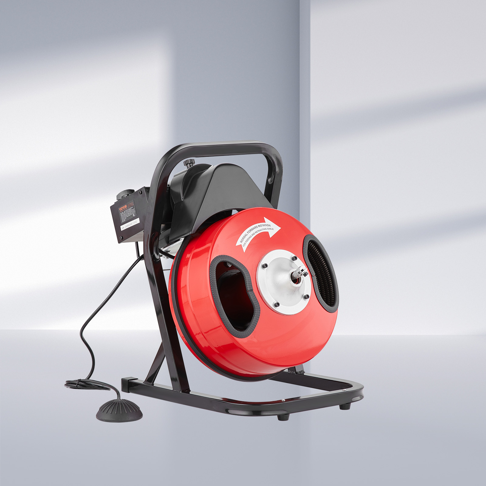 VEVOR Drain Cleaner Machine 50/66/75/120'x3/8-7/8" Sewer Snake Auger Manual Feed - Picture 70 of 98