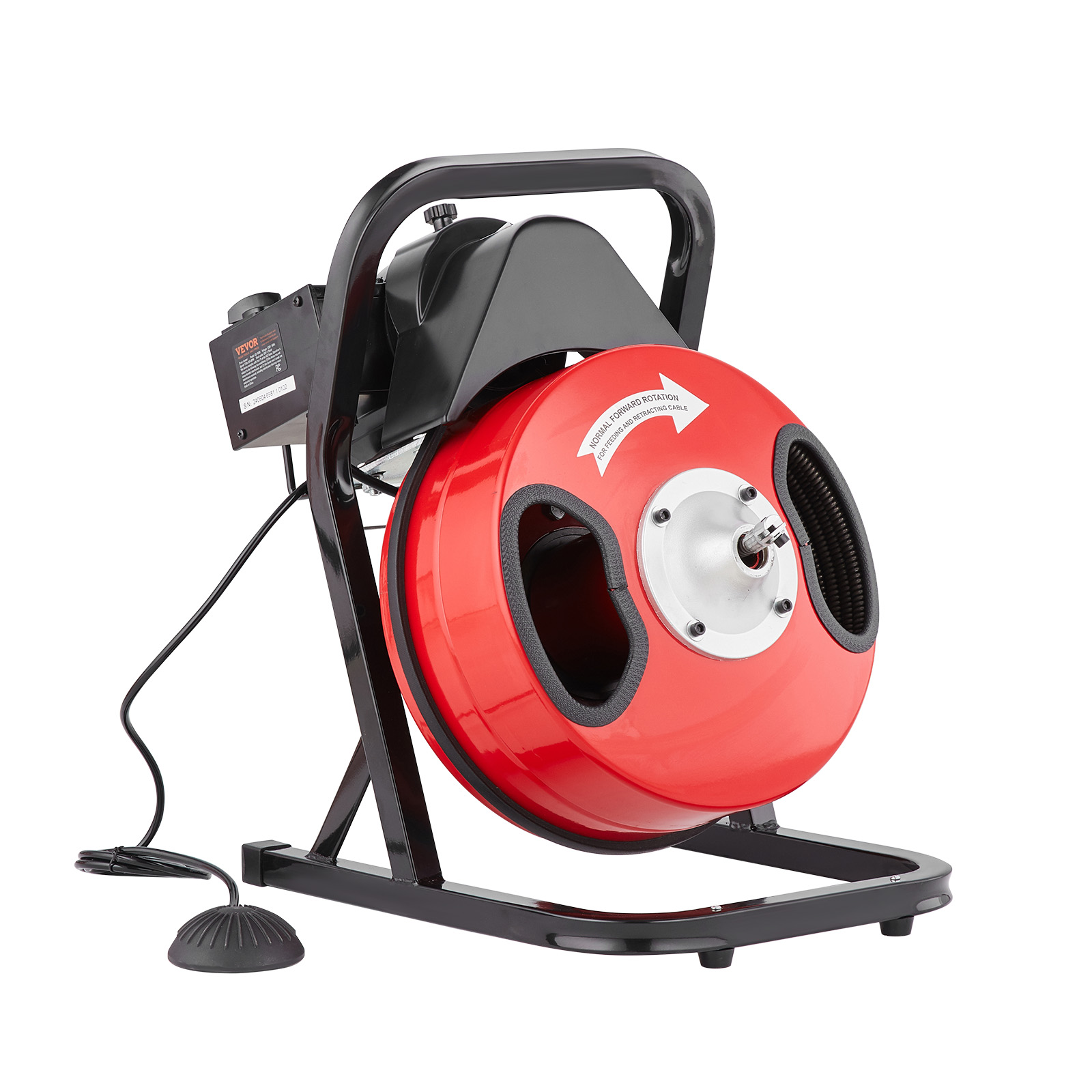 VEVOR Drain Cleaner Machine 50/66/75/120'x3/8-7/8" Sewer Snake Auger Manual Feed - Picture 74 of 98