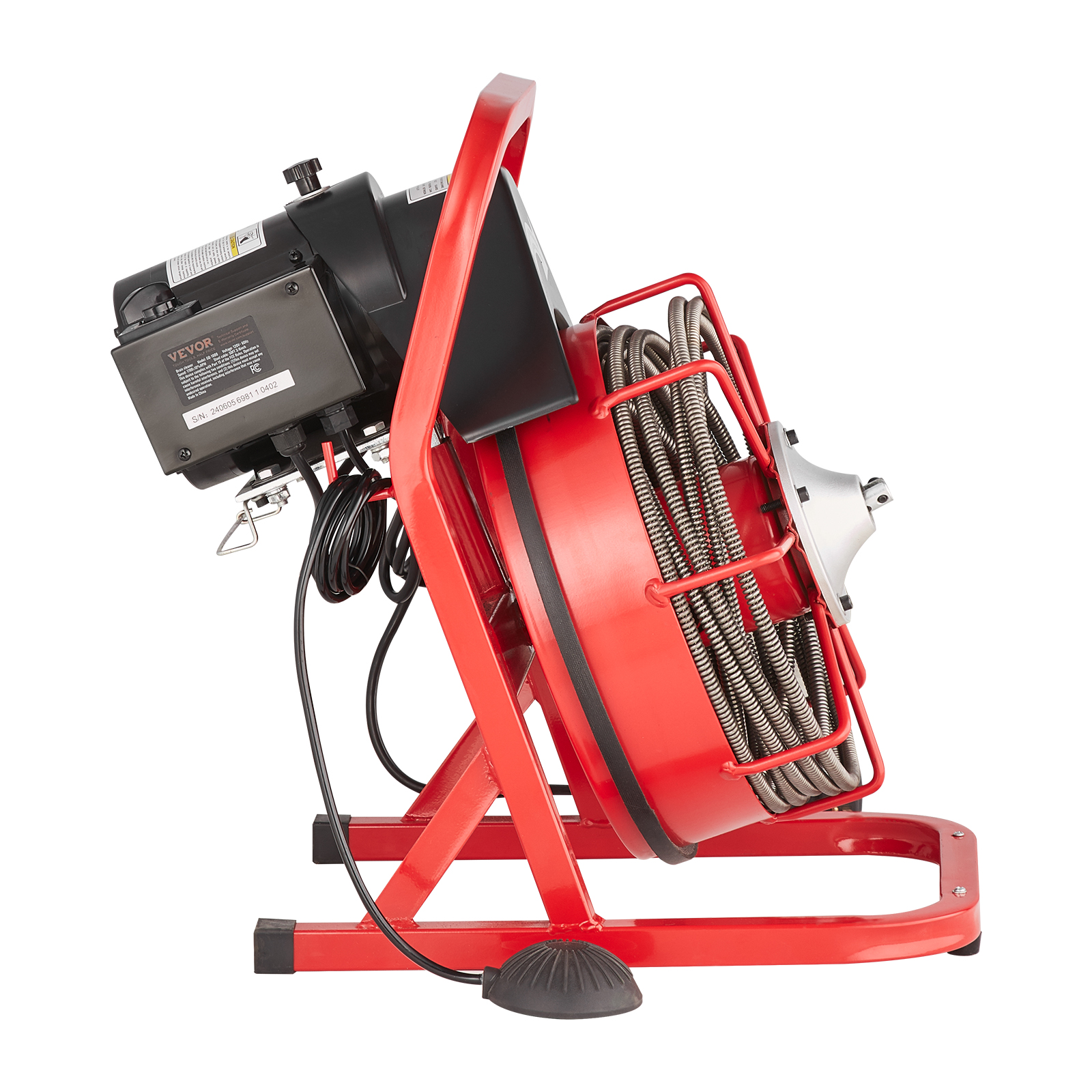 VEVOR Drain Cleaner Machine 50/66/75/120'x3/8-7/8" Sewer Snake Auger Manual Feed - Picture 97 of 98