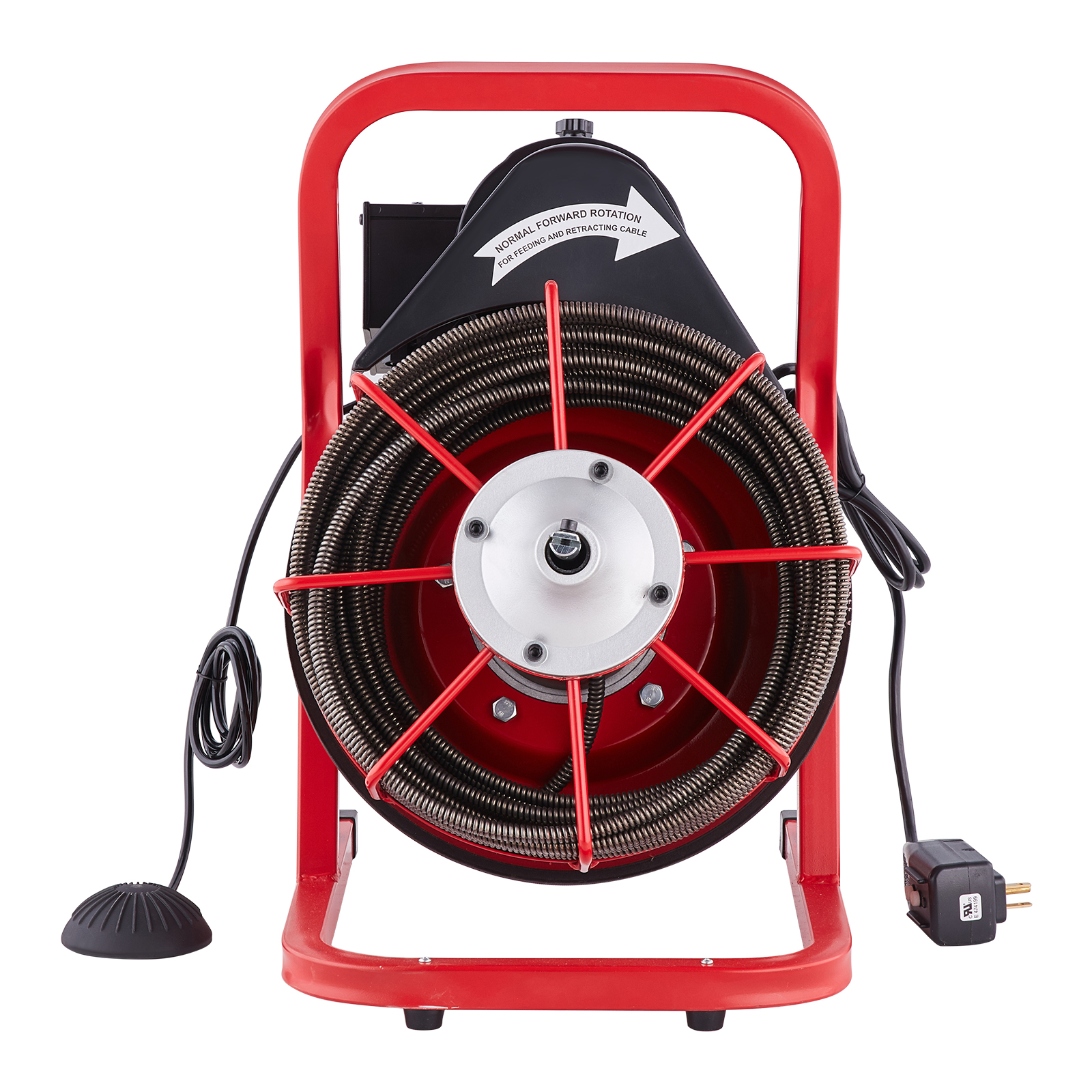 VEVOR Drain Cleaner Machine 50/66/75/120'x3/8-7/8" Sewer Snake Auger Manual Feed - Picture 84 of 98