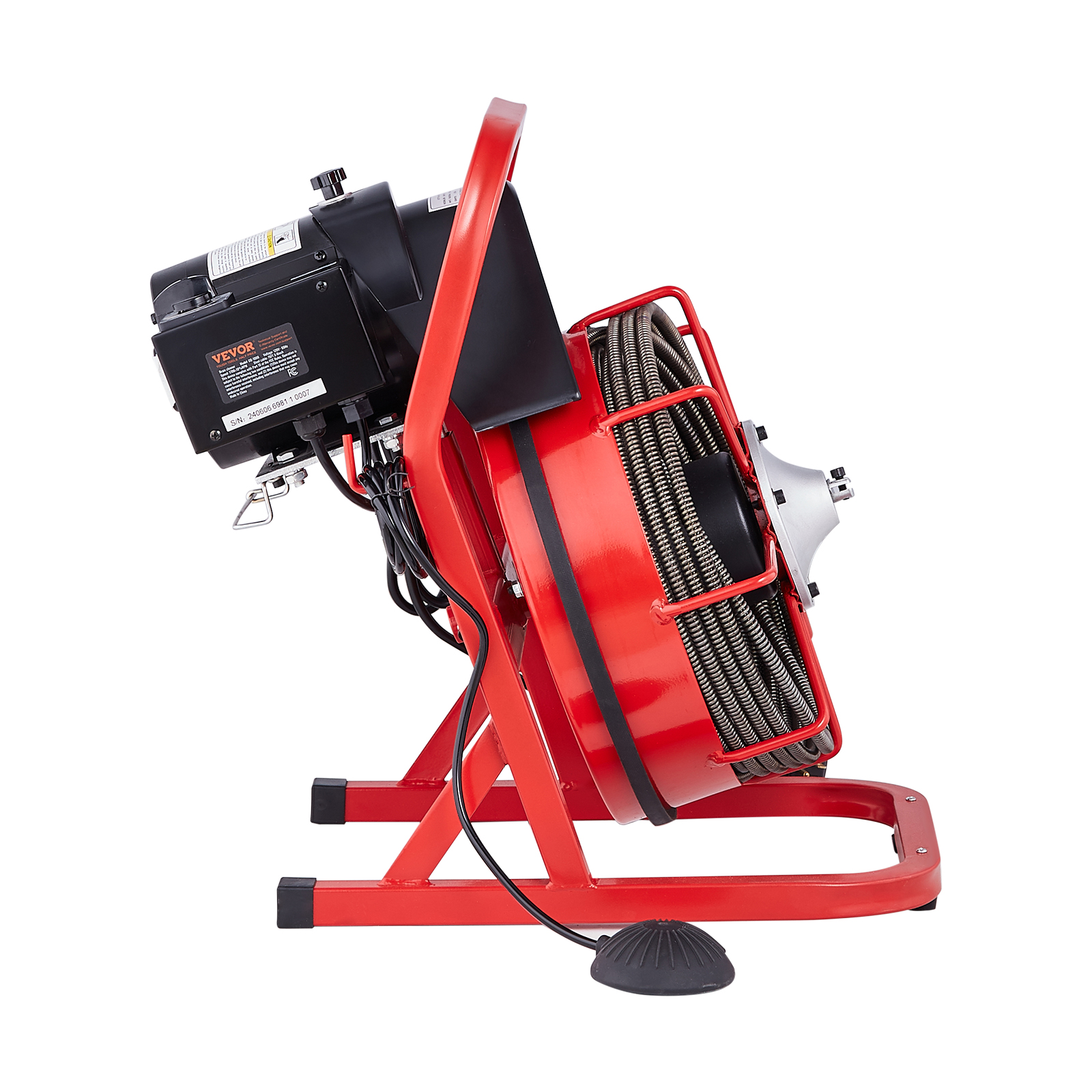 VEVOR Drain Cleaner Machine 50/66/75/120'x3/8-7/8" Sewer Snake Auger Manual Feed - Picture 85 of 98