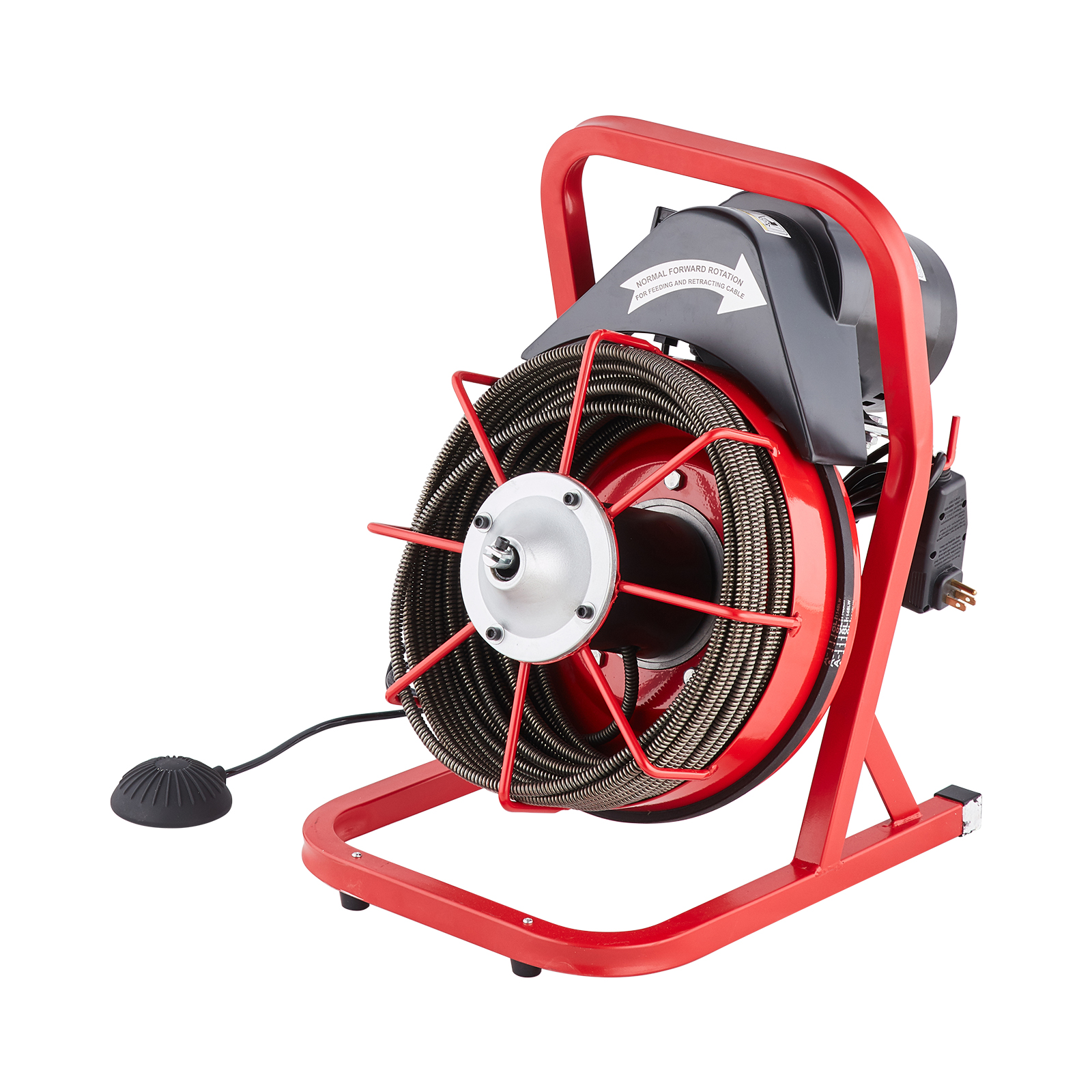 VEVOR Drain Cleaner Machine 50/66/75/120'x3/8-7/8" Sewer Snake Auger Manual Feed - Picture 83 of 98