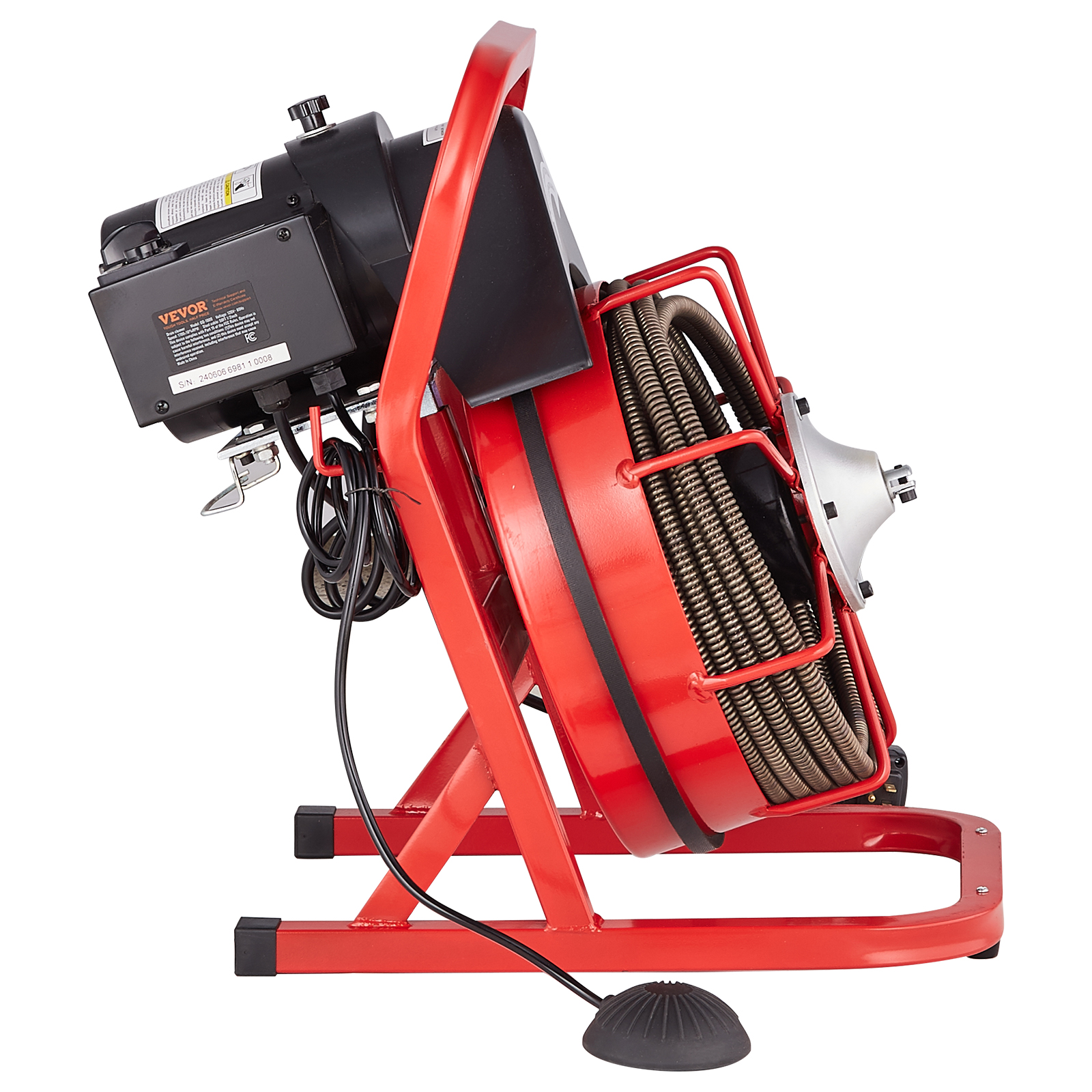 VEVOR Drain Cleaner Machine 50/66/75/120'x3/8-7/8" Sewer Snake Auger Manual Feed - Picture 37 of 98
