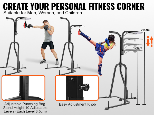 Punching bag stand with pull up bar online