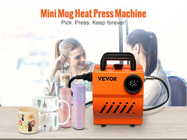 VEVOR Mug Press Machine Automatic Mug Heat Press for Sublimation