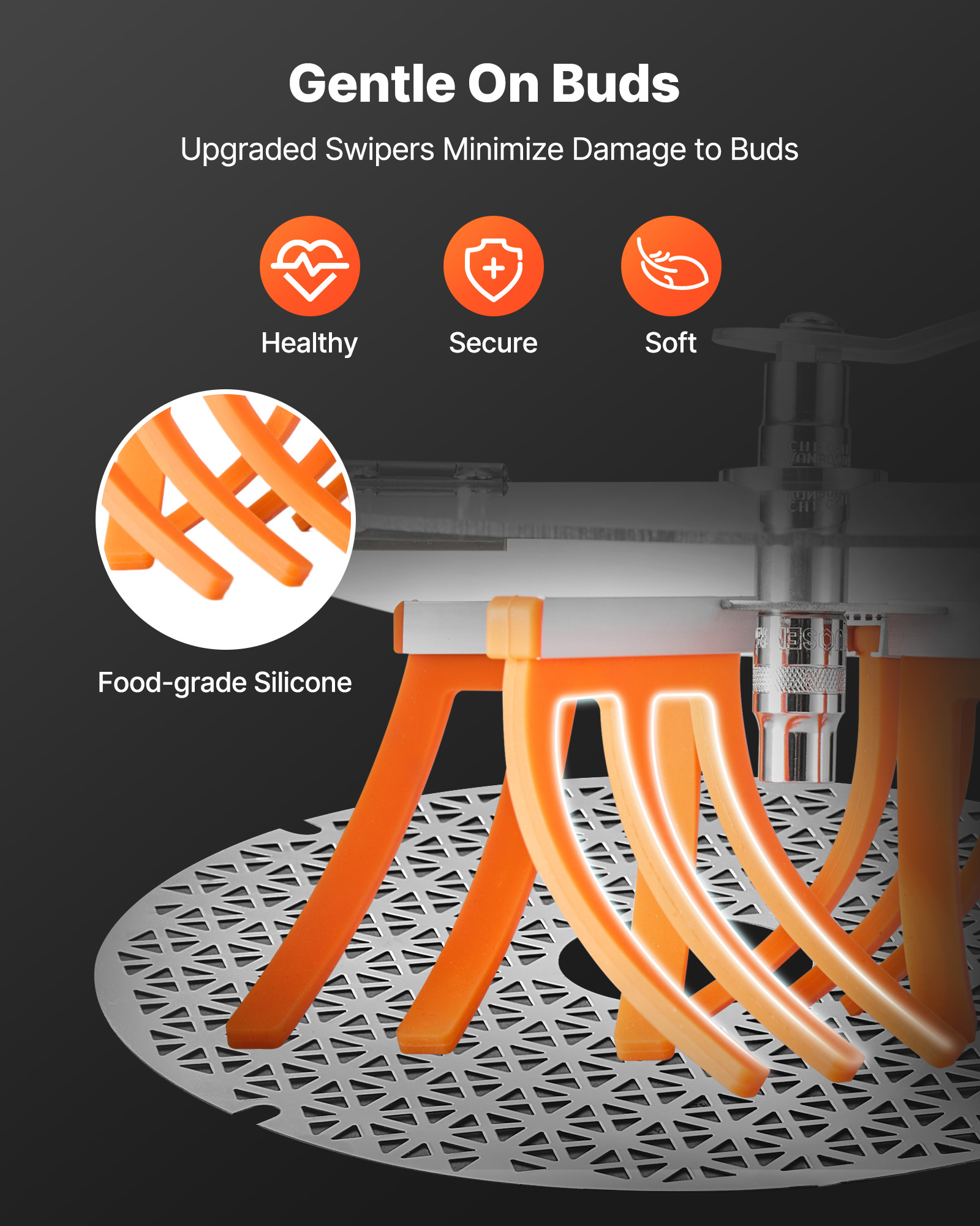 VEVOR Manual Bud Leaf Trimmer 12 inch / 16 inch Hydroponic Trimming Machine Pot