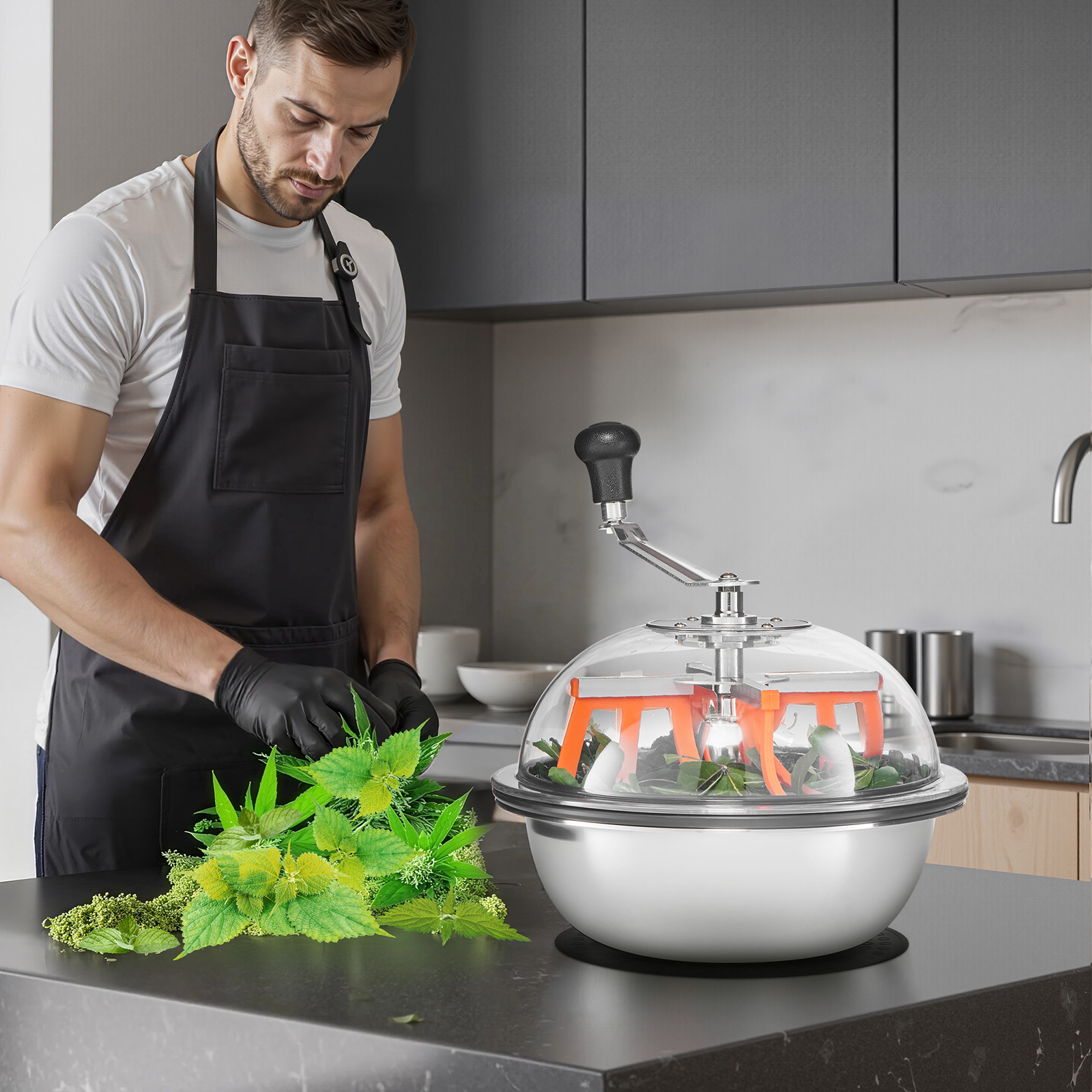 VEVOR 13" 16" 19" Manual Bud Leaf Trimmer Hydroponic Bud Bowl Trimming Machines