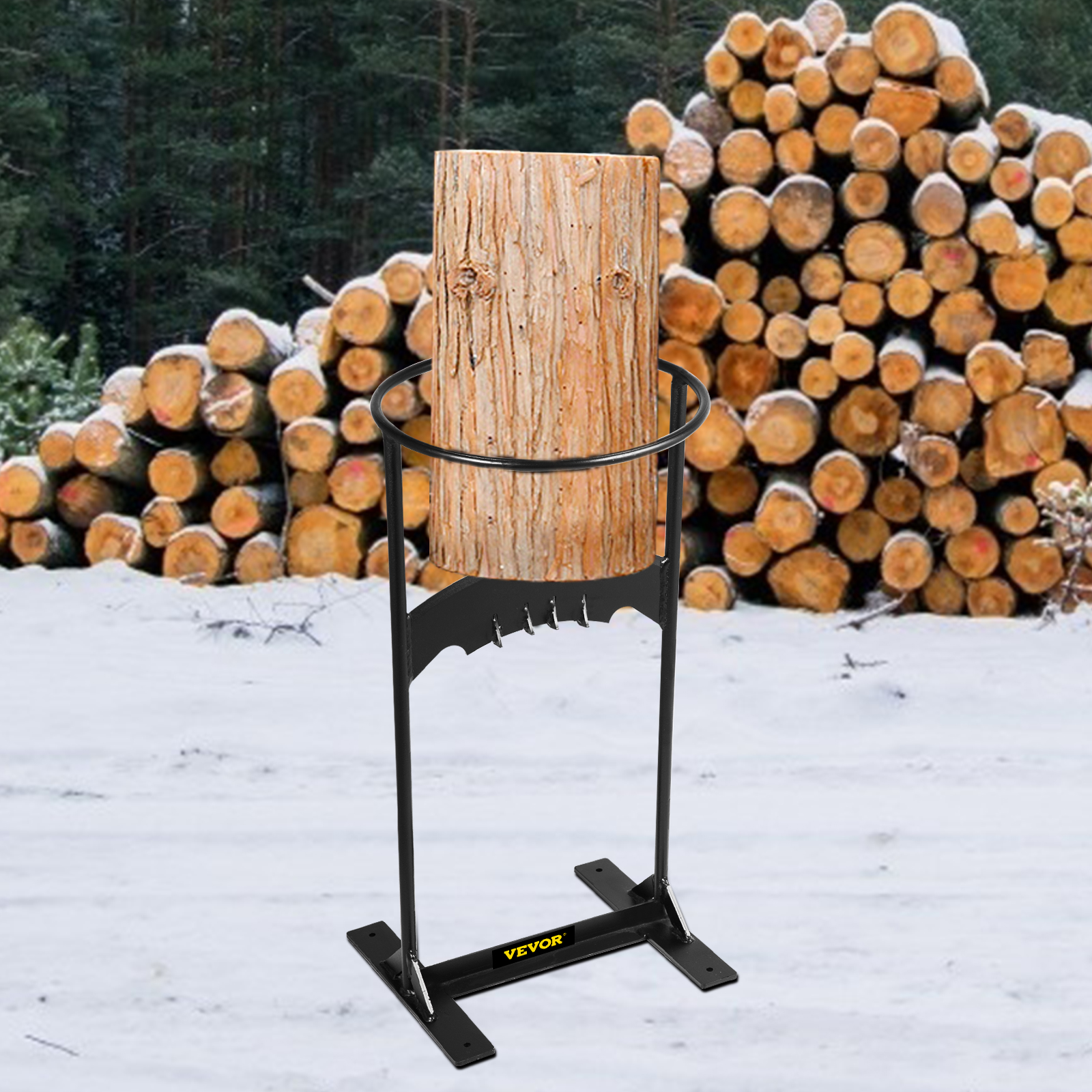 VEVOR Firewood Splitter Wood Log Splitter Q235 Steel Kindling Splitting Wedge 