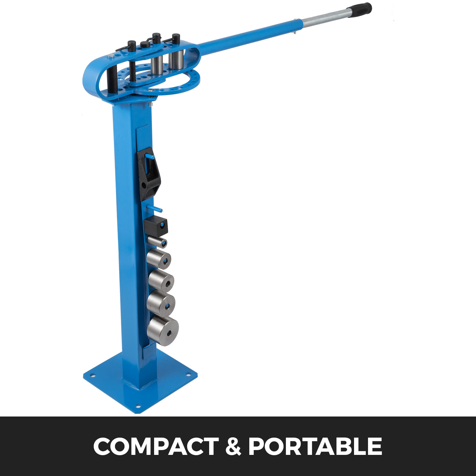 VEVOR YP 38 Pedestal Floor Compact Bender 7 Dies Versatile Compact