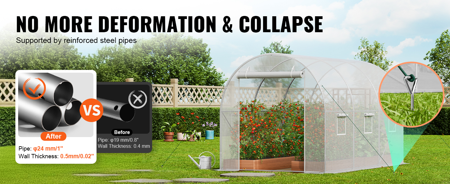 Tunnel Greenhouse A100 2.2w