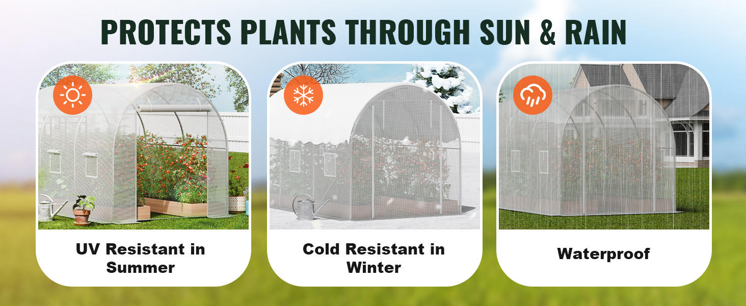 Tunnel Greenhouse A100 2.3w