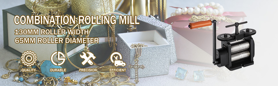130 mm jeweler supplies rolling mill