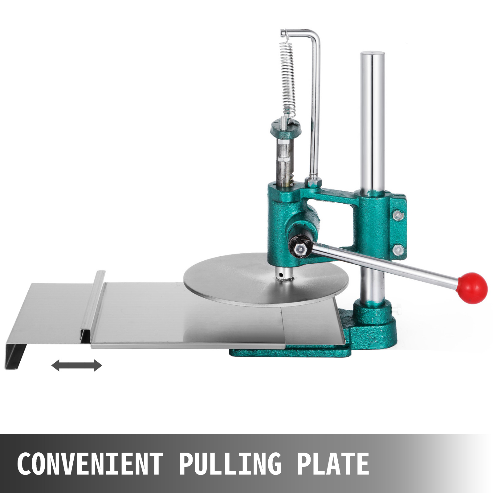 Large Pastry Press Machine for Pastry Pasta Pizza Dough Roller Sheeter Pizza Dough Tools VEVOR Pizza Dough Pastry Press Machine Manual Pastry Pizza Dough Press Machine 7.87/20cm Plate Dia 