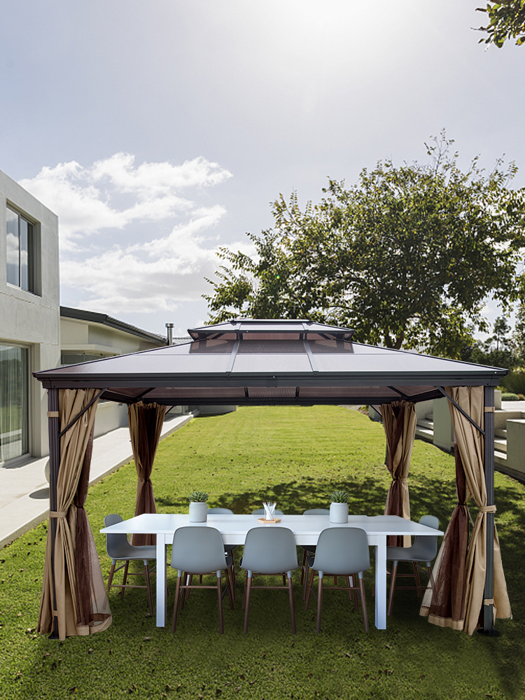 Outdoor cenador jardín jardín carpa protección solar sustituto al aire libre 