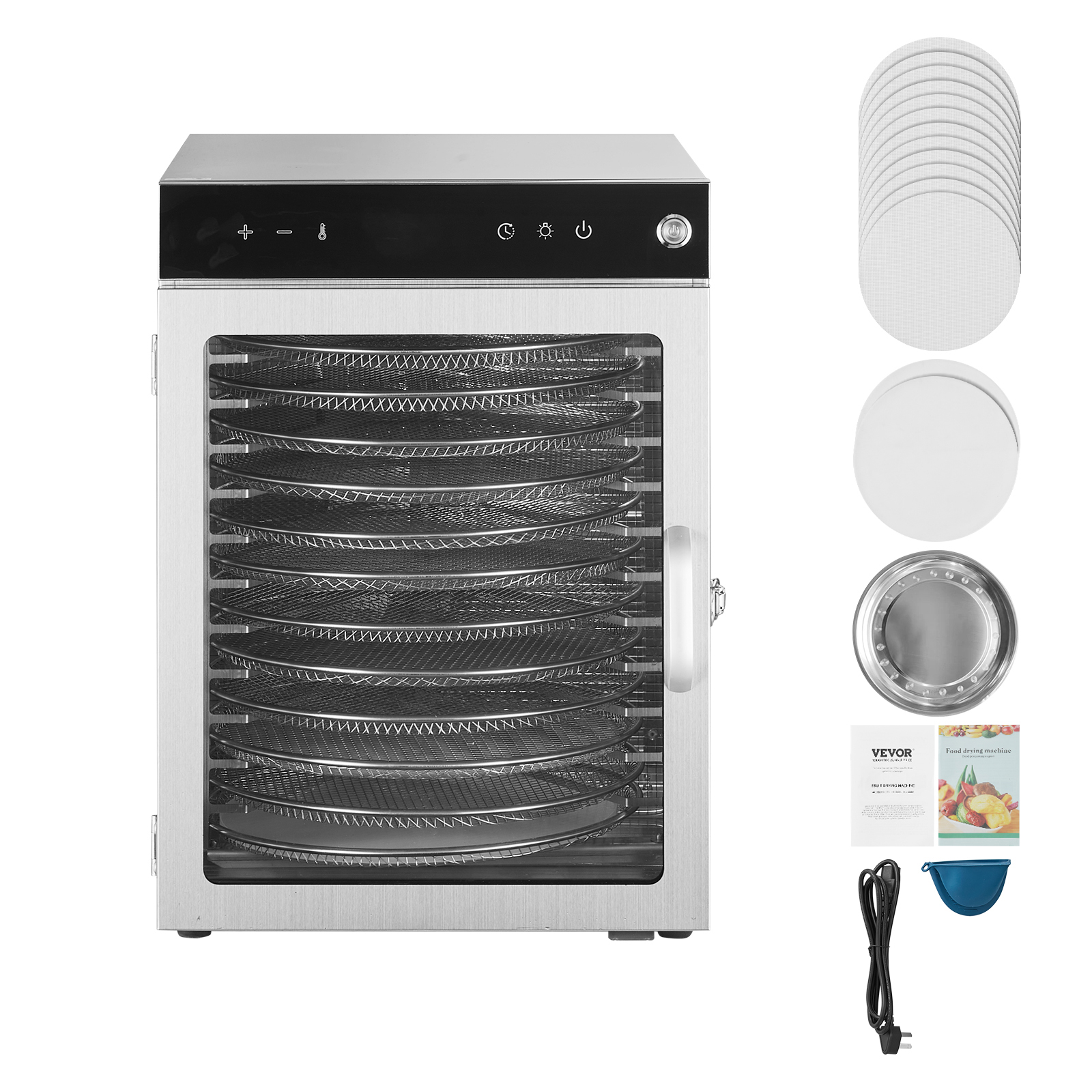 5/6/10/12 Trays Food Dehydrator Machine Fruit Jerky Drying Adjustable Time - Picture 90 of 92
