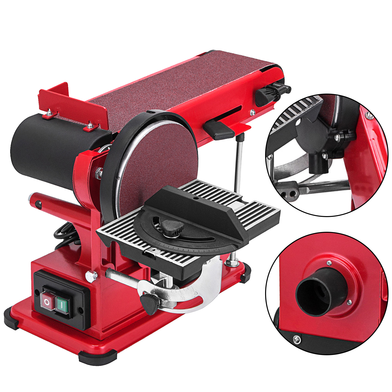 VEVOR Belt Sander 4 X 36 Disc Combo Sander 6 Electric Adjustable 