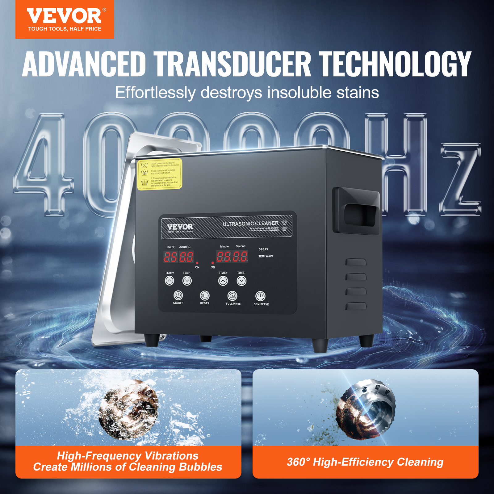VEVOR Ultraschallreiniger 2-30L Reinigungsmaschine mit Timer Heizung & Korb - Bild 28 von 74