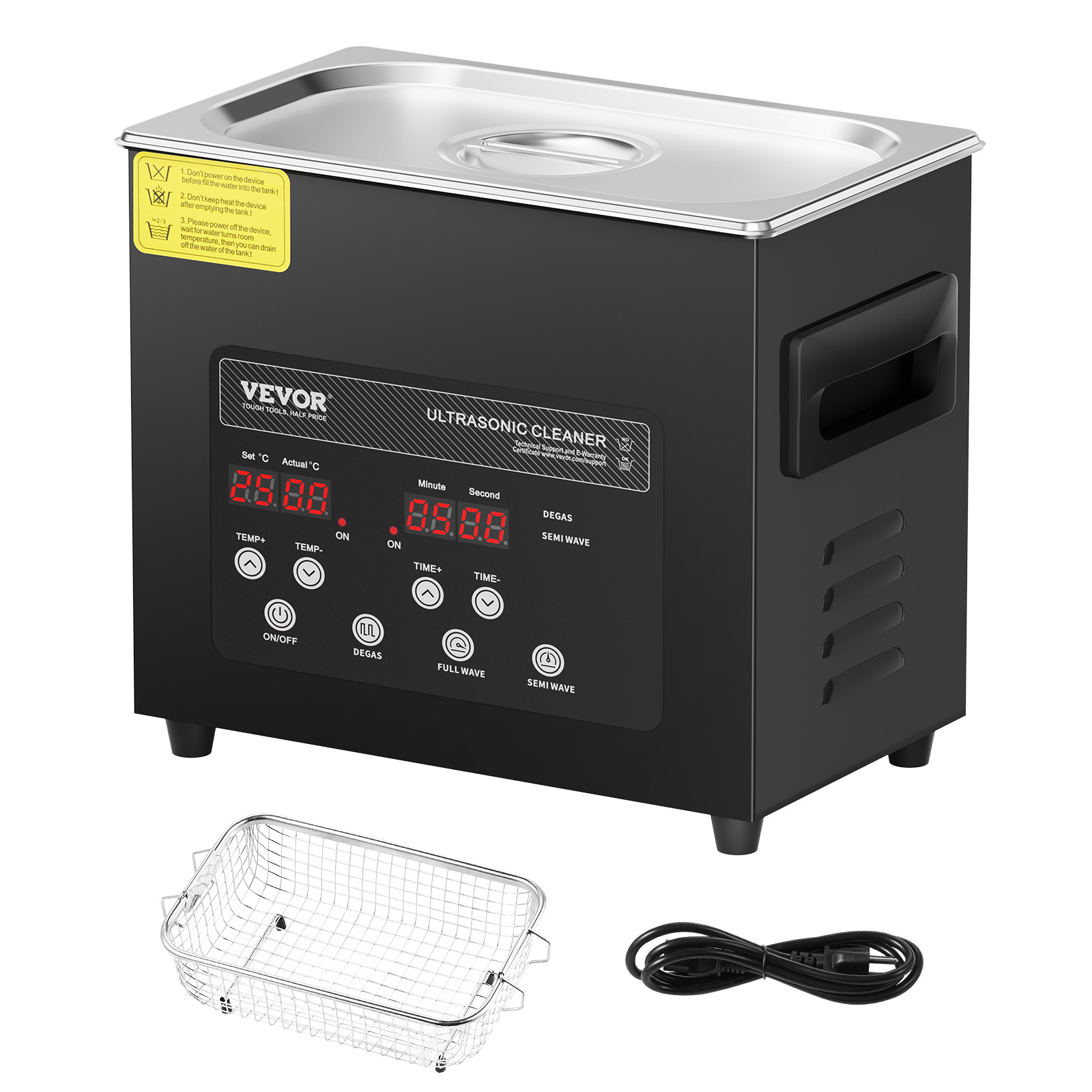 VEVOR Ultraschallreiniger 2-30L Reinigungsmaschine mit Timer Heizung & Korb - Bild 35 von 74