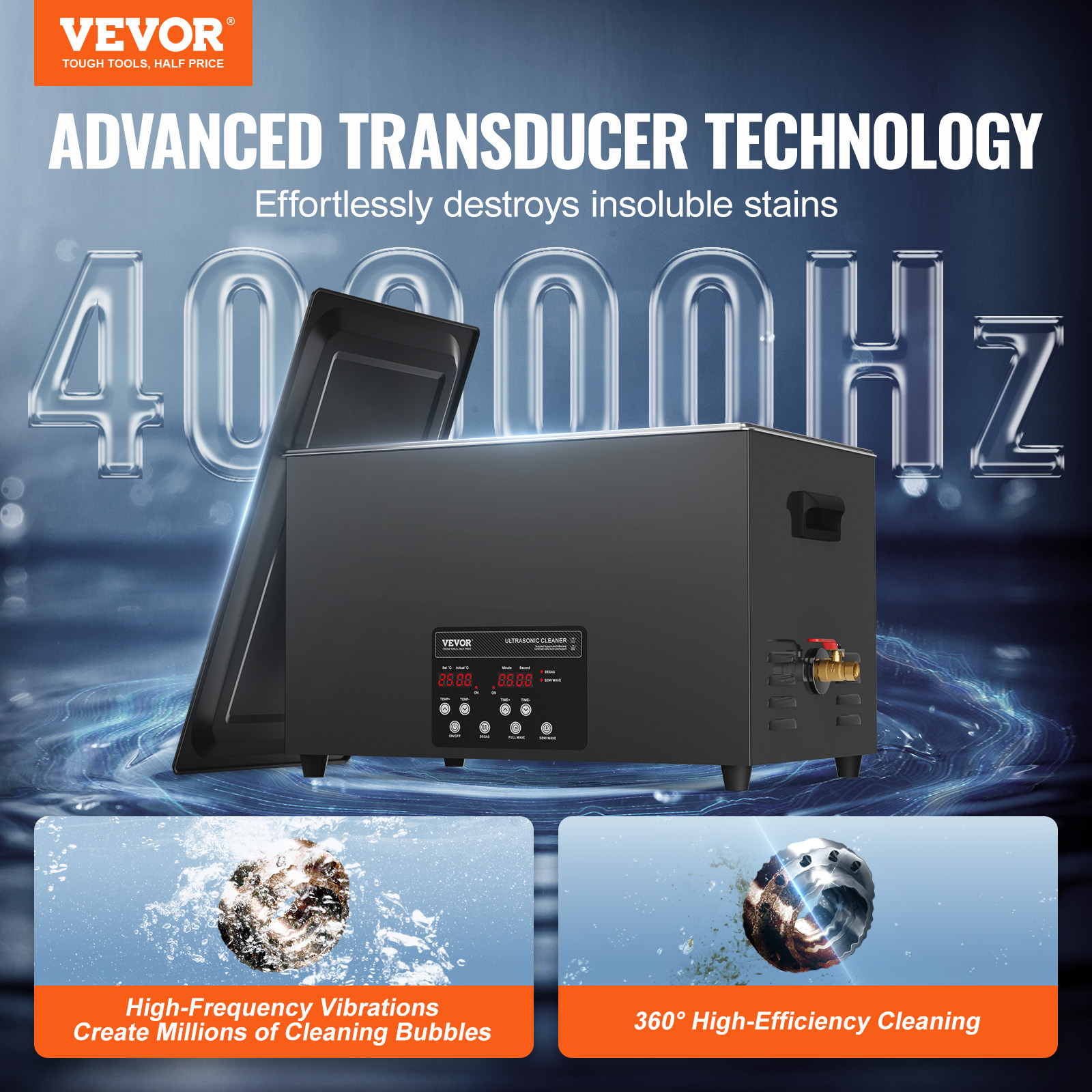 VEVOR Ultraschallreiniger 2-30L Reinigungsmaschine mit Timer Heizung & Korb - Bild 64 von 74