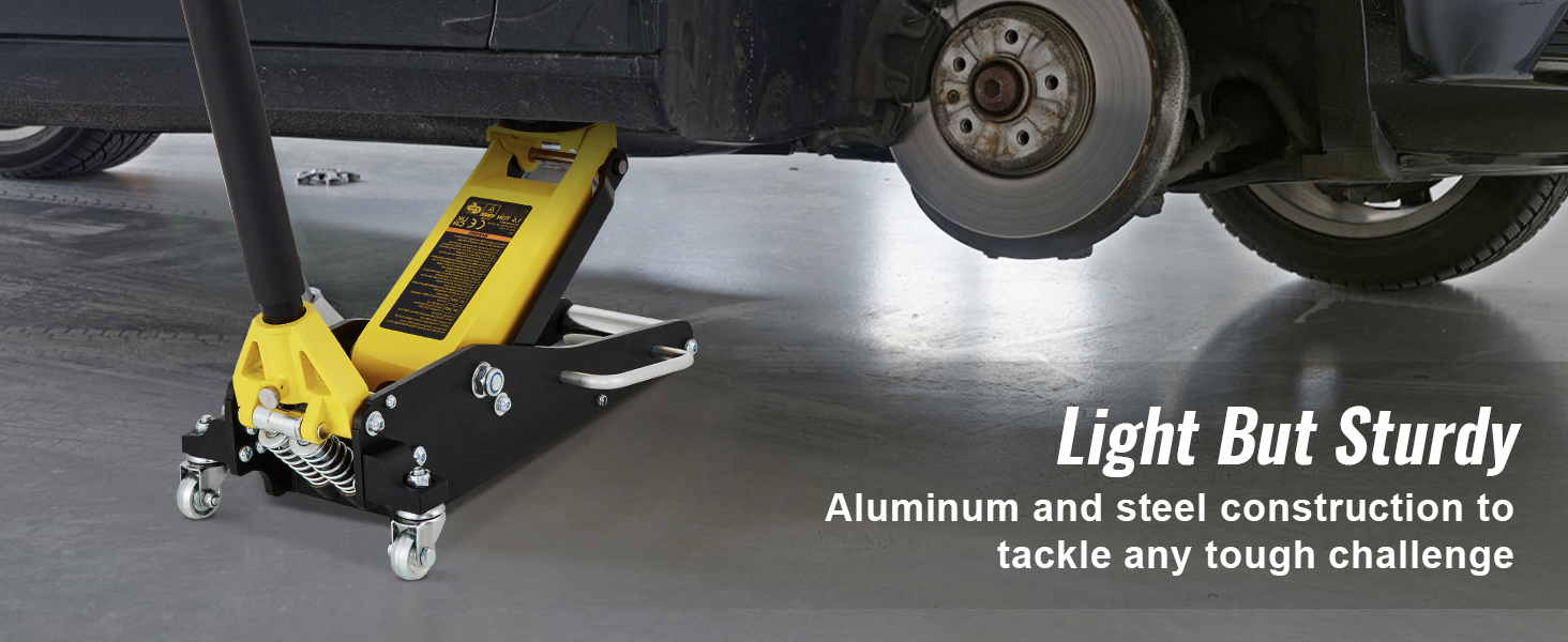 NEWTRY 5 Ton Low Profile Hydraulic Jack Porta Power Kit In At NPR - Foto 6