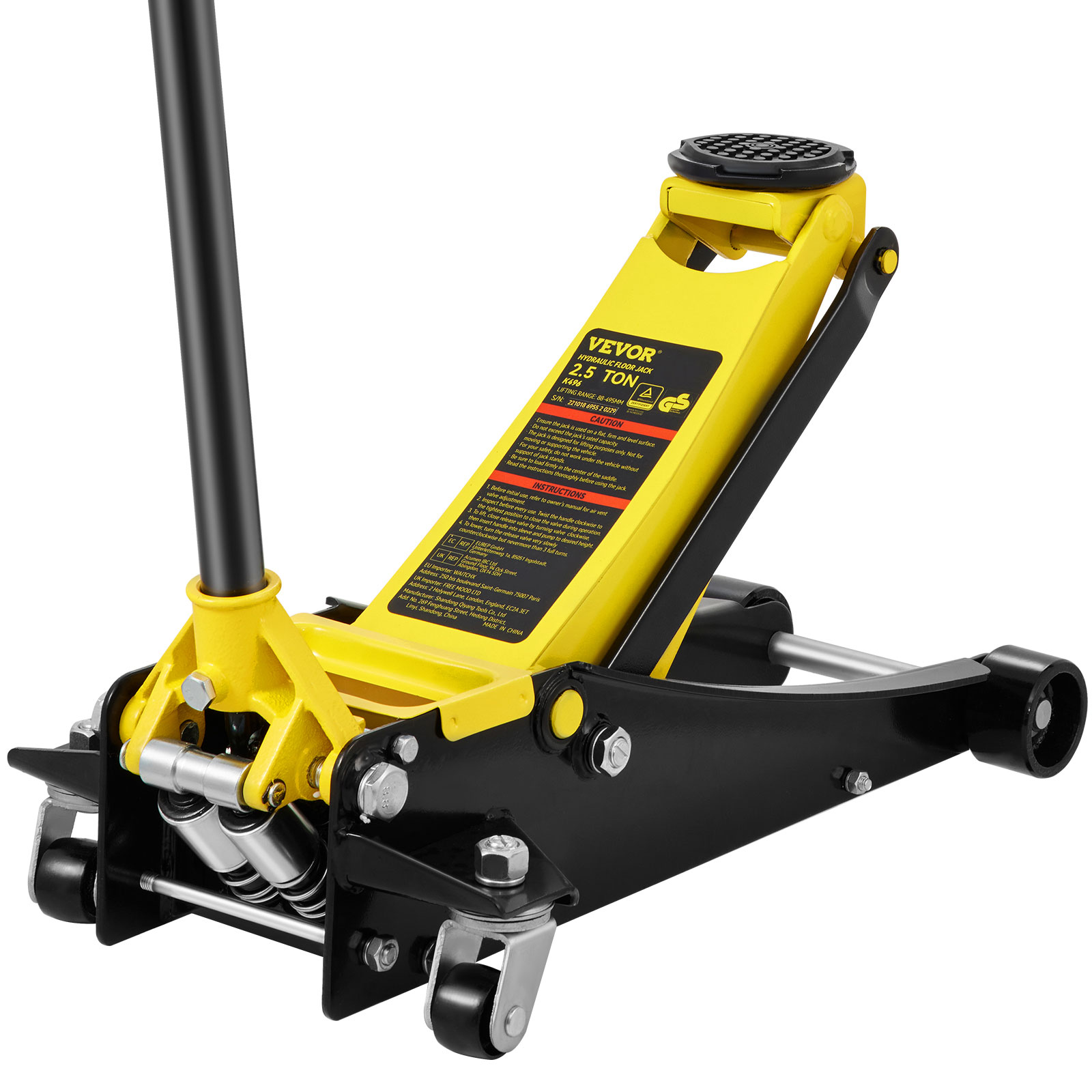 VEVOR Low Profile Floor Jack 2.5/4/3/1.5 Ton Heavy-Duty/Aluminum Steel Car Jack