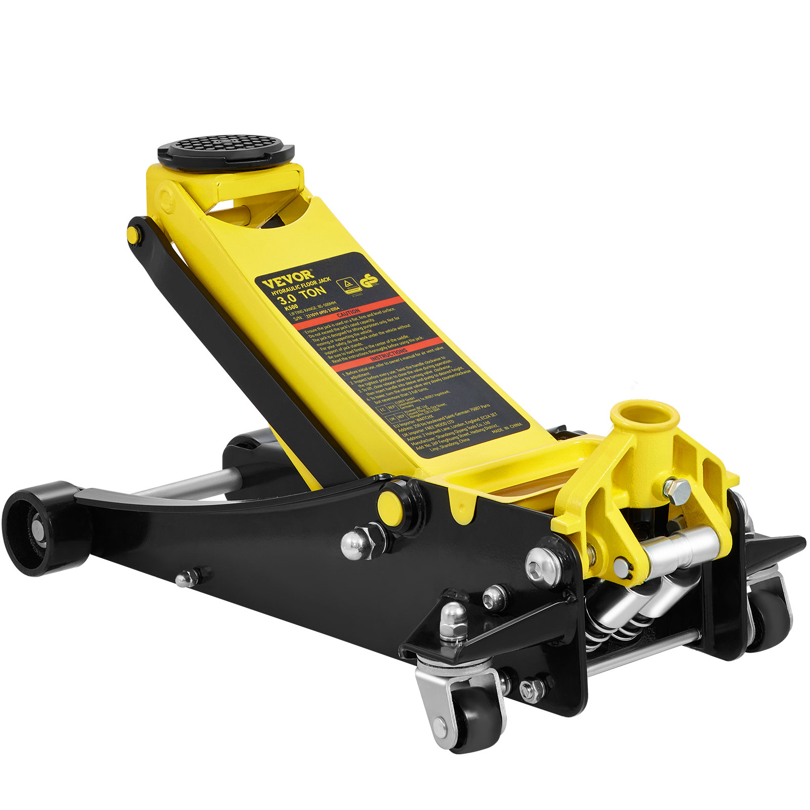 VEVOR Low Profile Floor Jack 2.5/4/3/1.5 Ton Heavy-Duty/Aluminum Steel Car Jack