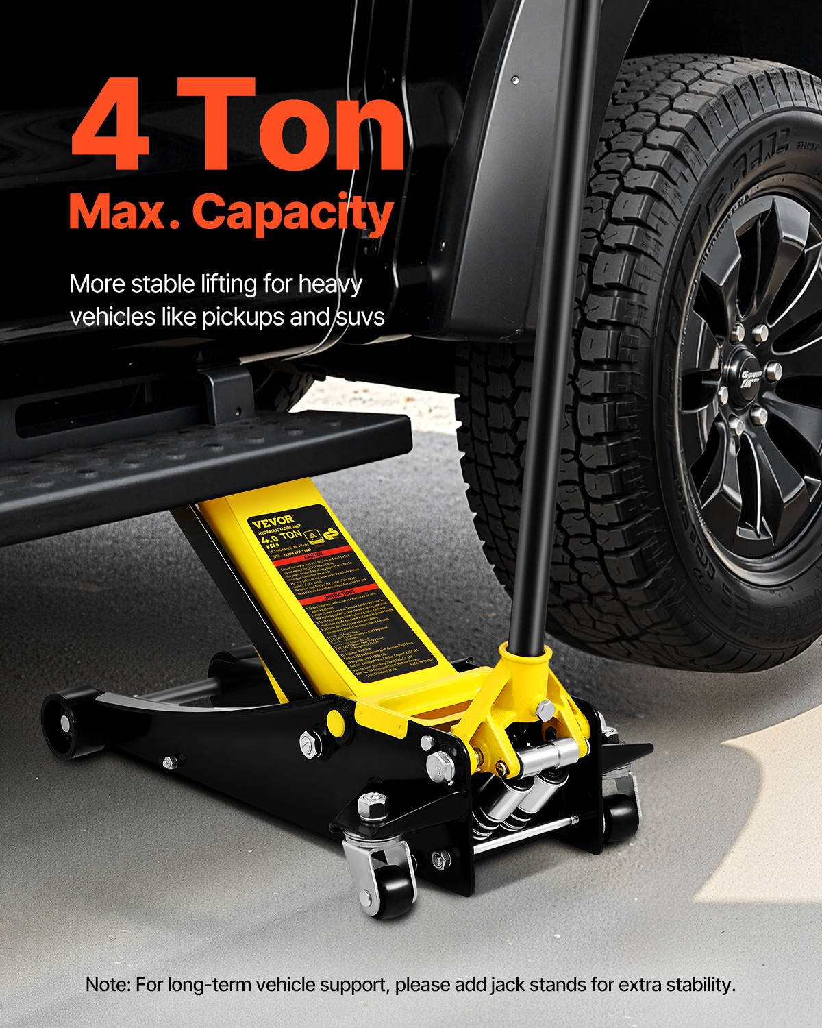 Aluminum Jack HMFULE 1.5 Ton Low Profile Floor Jack - Heavy Duty ...