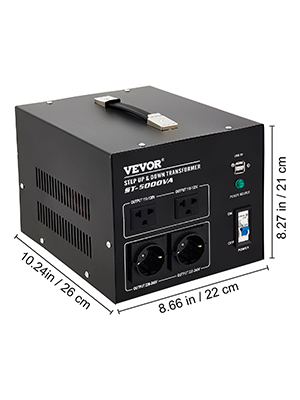Transformateur convertisseur de voltage 110V/220V, 220V/110V, 1000