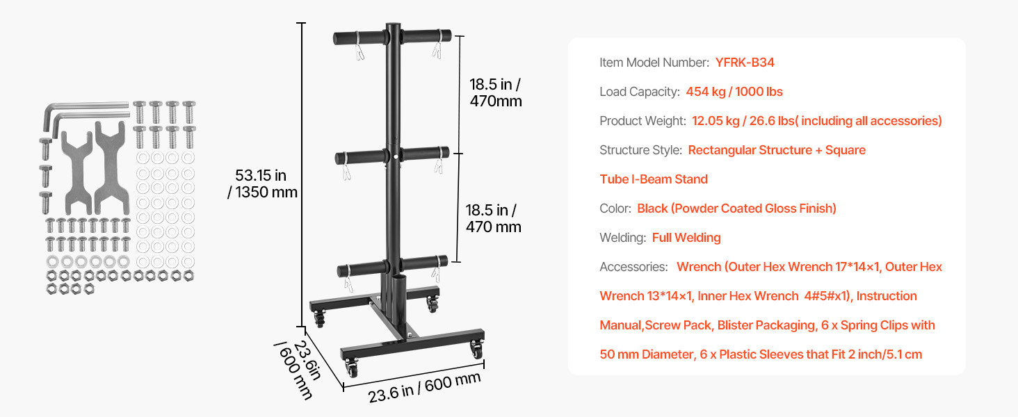 Weight Plate Rack,Heavy Duty,Gym