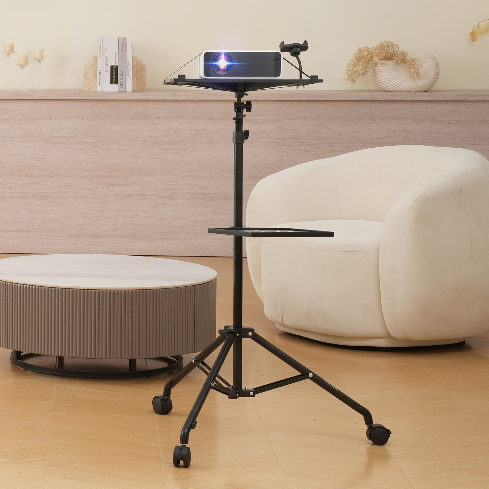 Projector Lift/Stand Laptop Floor/Tripod Stand Adjustable Height 57/59/63/67"