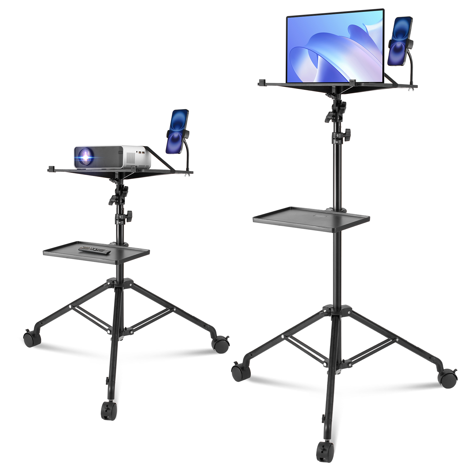 Projector Lift/Stand Laptop Floor/Tripod Stand Adjustable Height 57/59/63/67"