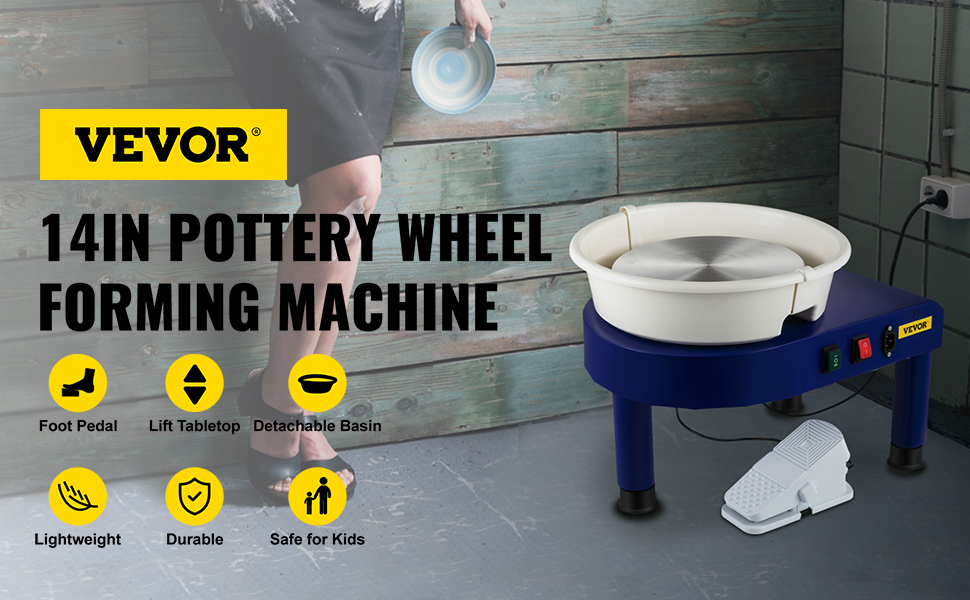 Mini roue de poterie, machine à lancer de roue, roue de poterie