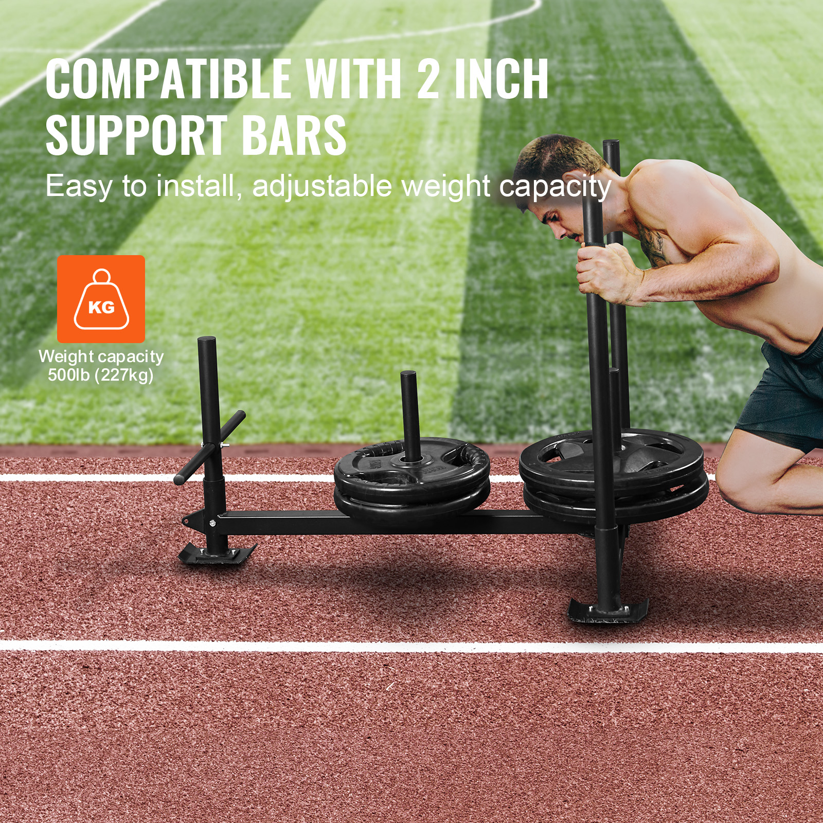 VEVOR Weight Power Pull Push Sled Fitness Strength Speed Resistant Training Sled - Picture 66 of 86