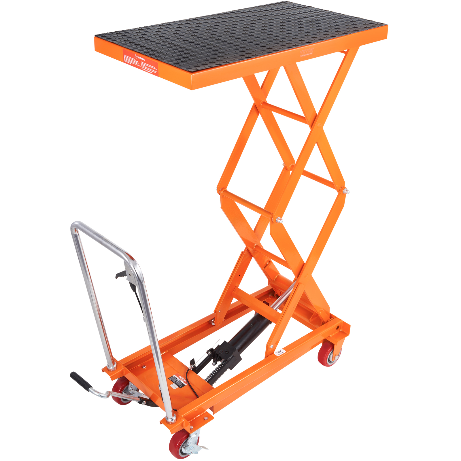 VEVOR Hydraulic Lift Table Cart 1100/330/500/770/1760 lbs Single/Double Scissor - Picture 97 of 110