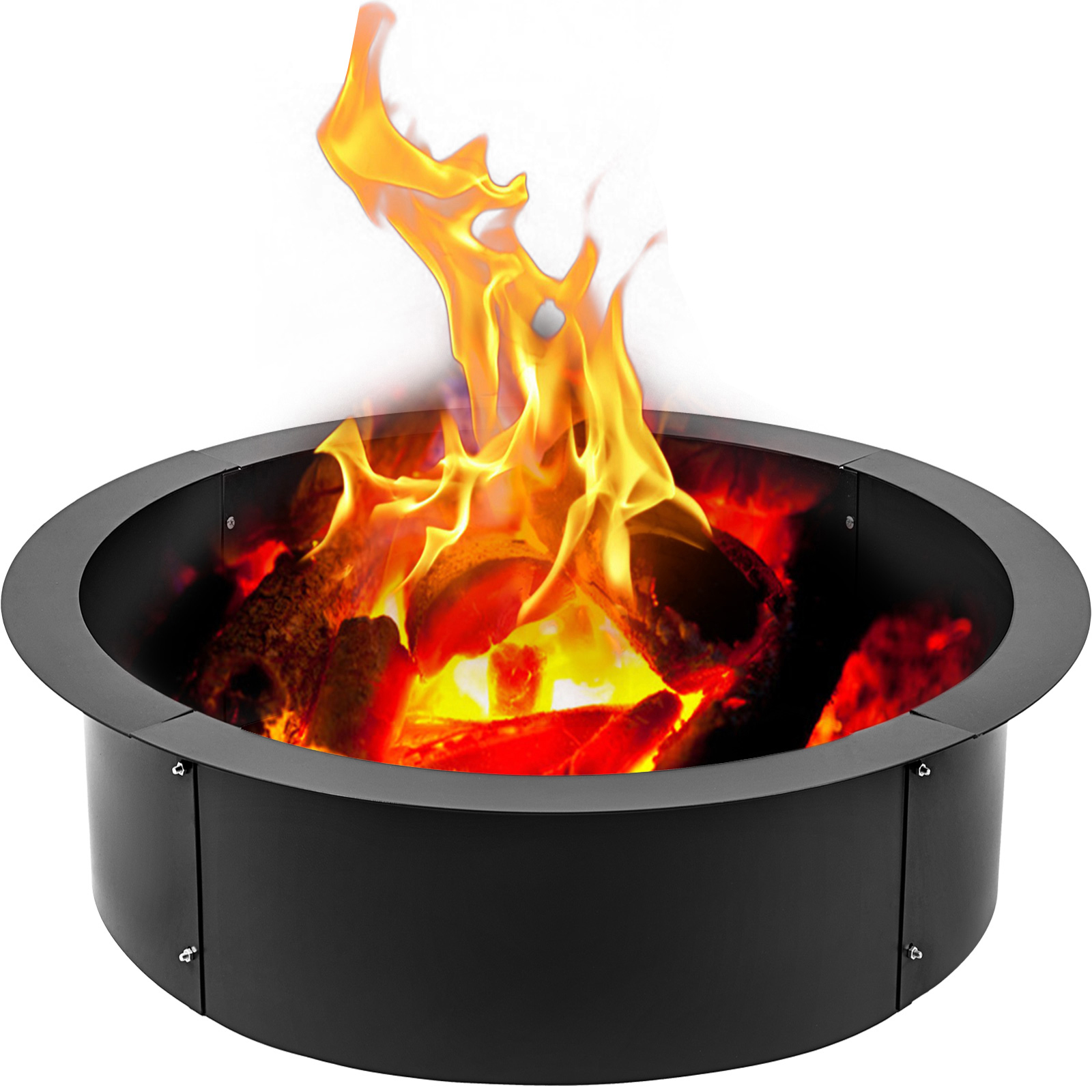 VEVOR 36-Inch Outer/30-Inch Inner Fire Pit Ring, Fire Pit Insert