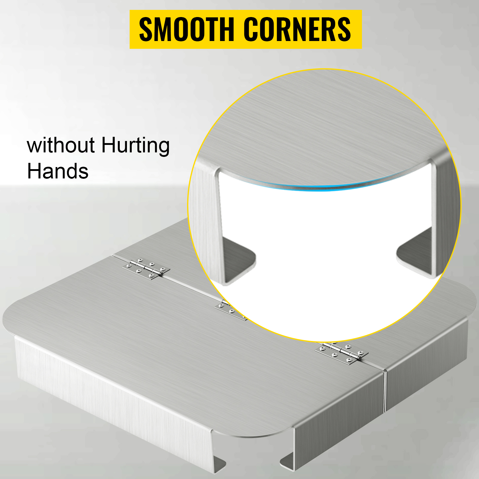 VEVOR Fire Pit Heat Shield, 26 x 26 inch Deck Defender & Grass Guard