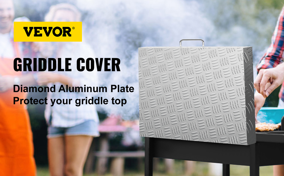 VEVOR Griddle Lid Cover, Work with 36\" Blackstone Griddle, Aluminum