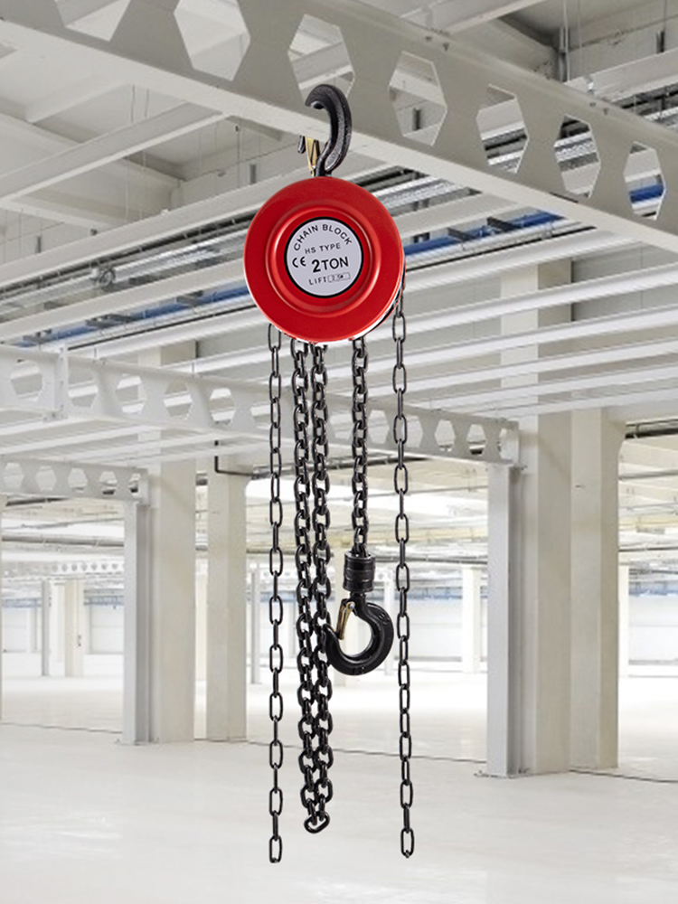 VEVOR Chain Hoist Chain Block 2 Ton Capacity 8 Feet Lift Steel 