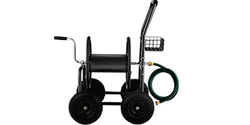 VEVOR Garden Hose Reel Cart, Water Hose Cart w/ 4 Rubber Wheels, Hold  300-feet of