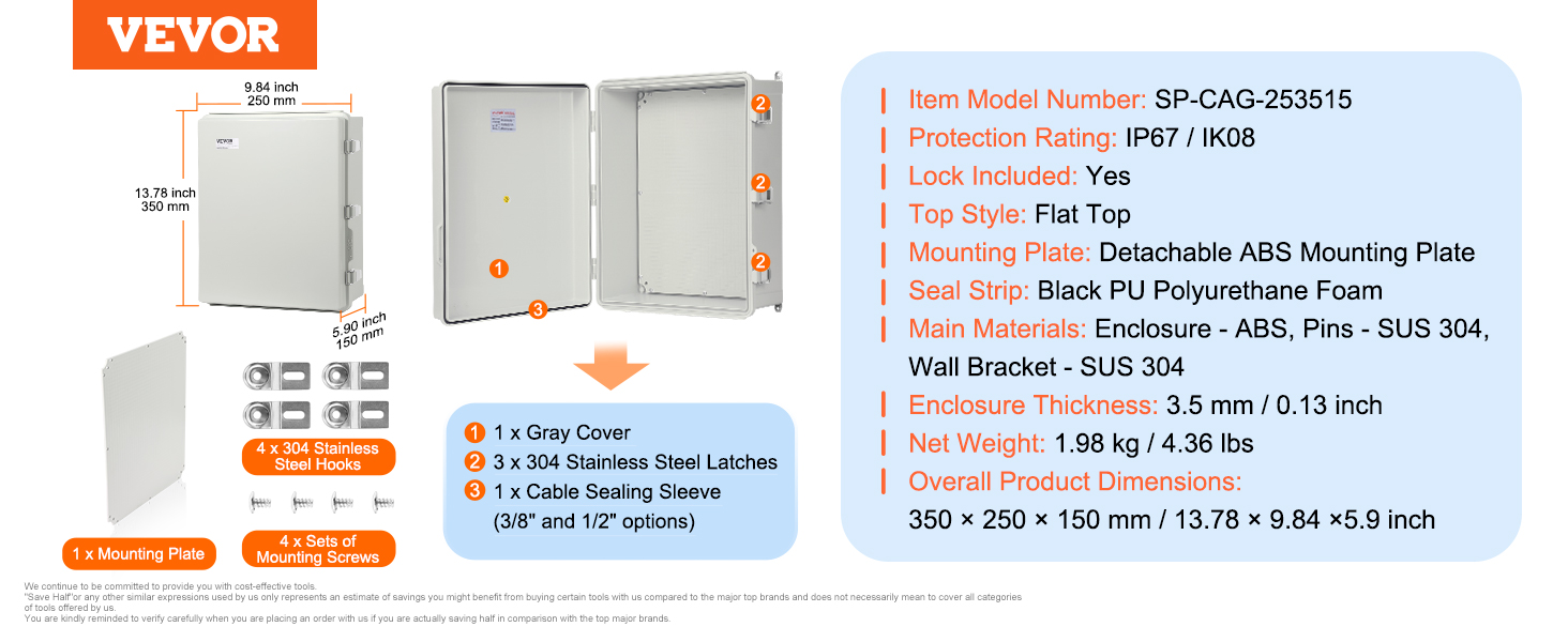 Large Electrical Waterproof Plastic Box, High Quality Large Electrical Waterproof  Plastic Box on