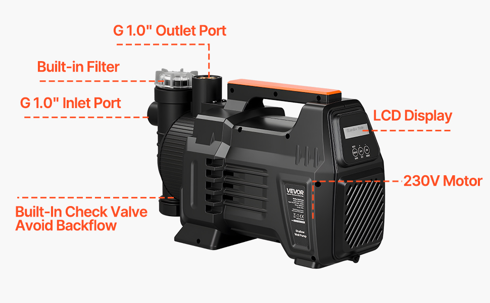Shallow Well Pump A100 2.4 Pt