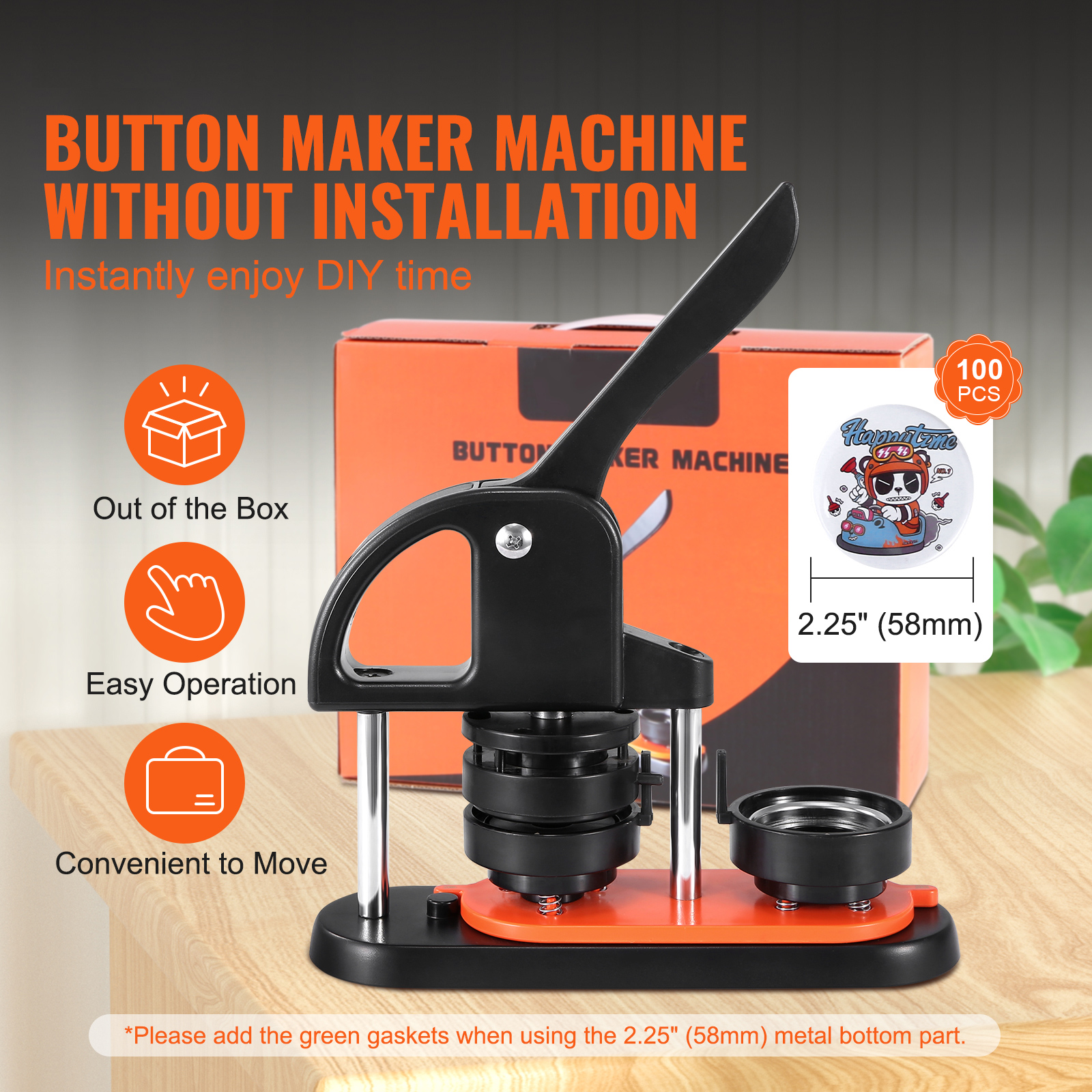Button Maker Machine Pin Badge Maker 2.28